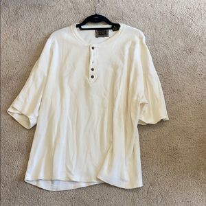 Vintage Paolo Conti White Cotton Shirt XL